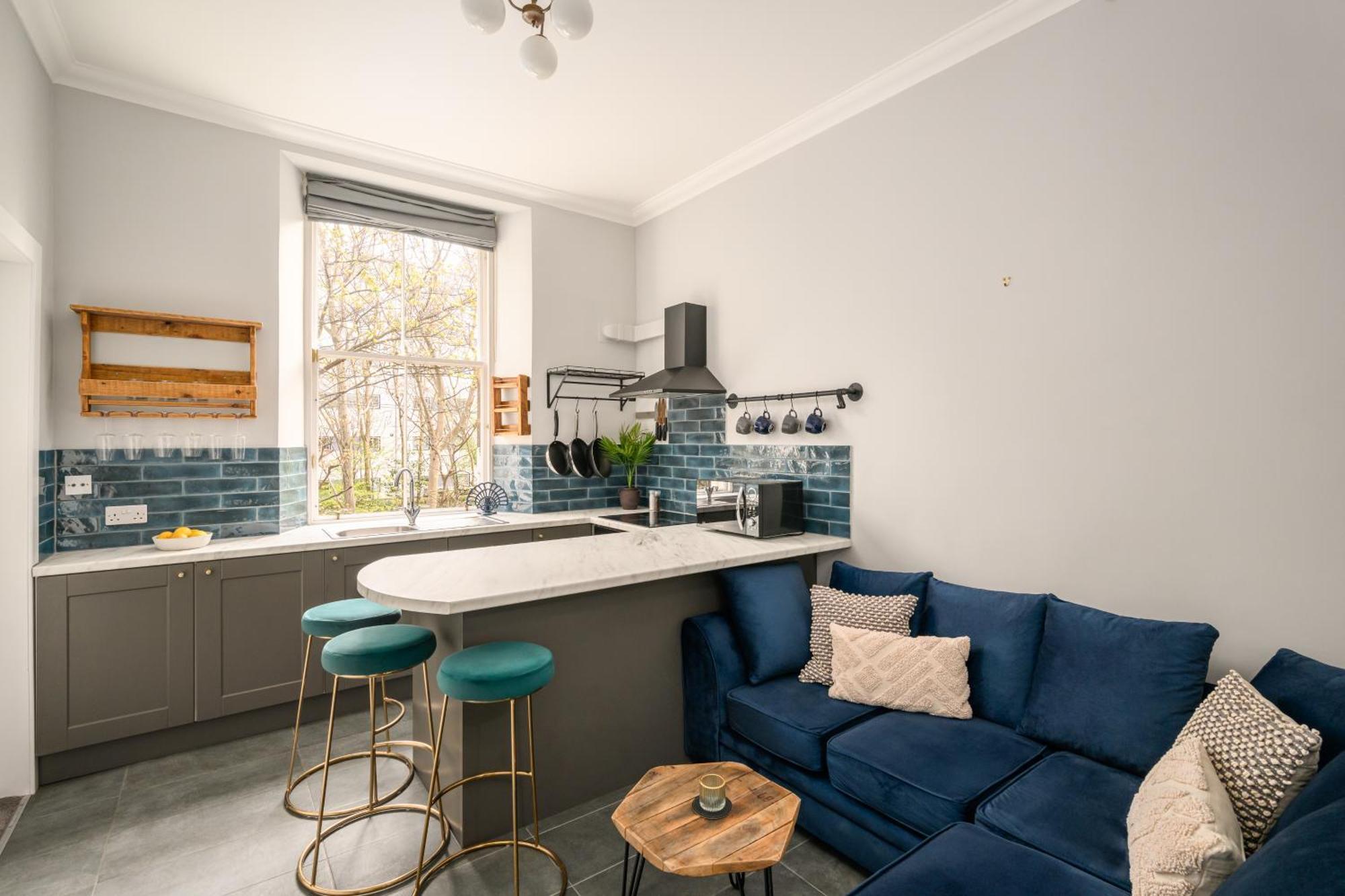Vibrant Leith Flat Appartement EDI Buitenkant foto